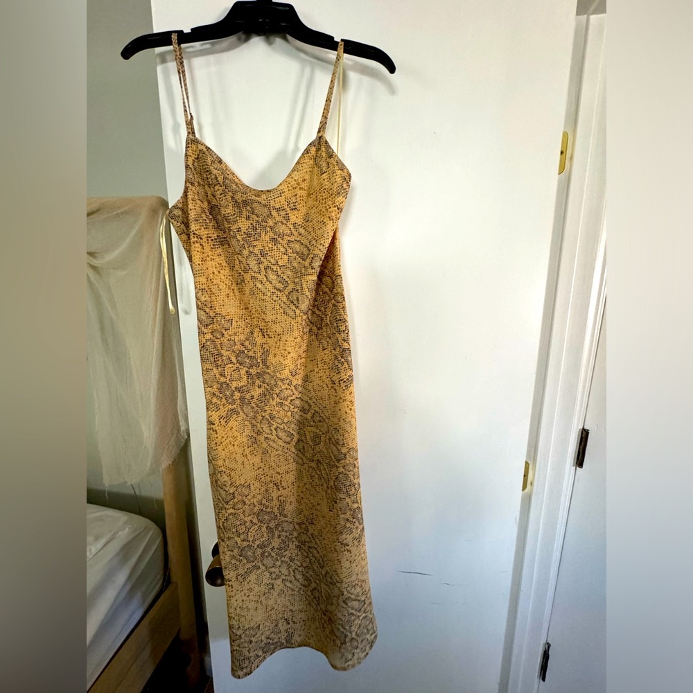 Maxi print dress